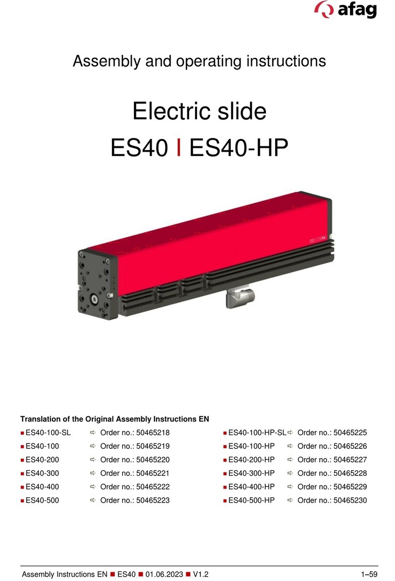 Afag ES40 User manual