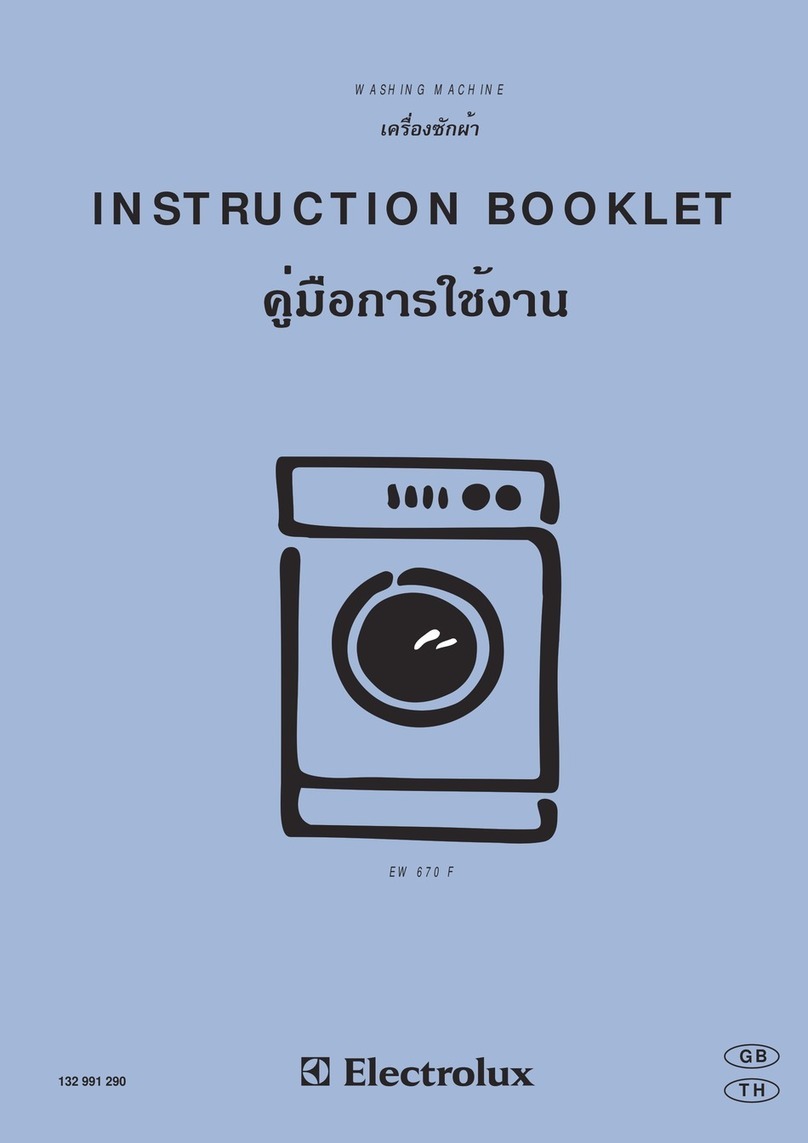 Electrolux EW 670 F User manual