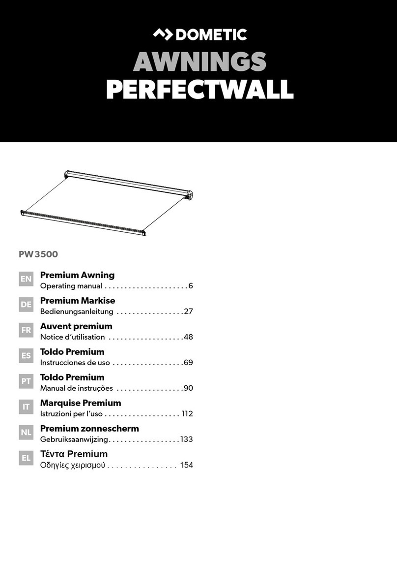 Dometic PerfectWall PW3500 operating manual