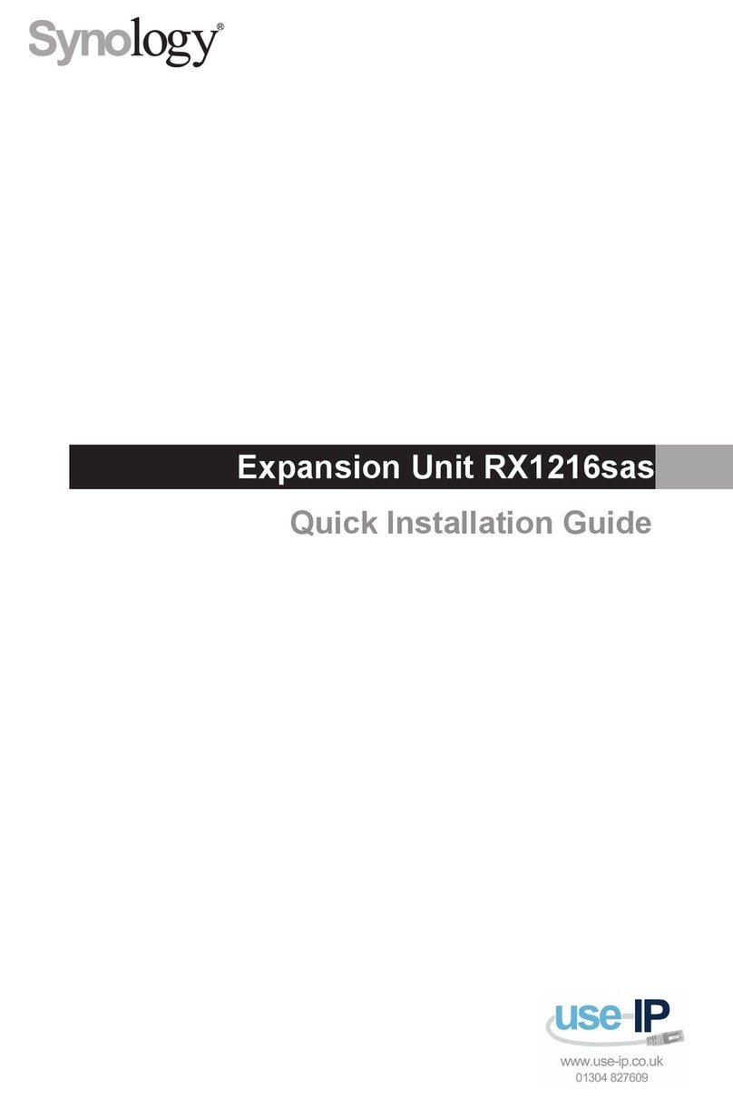 Synology RX1216sas User manual