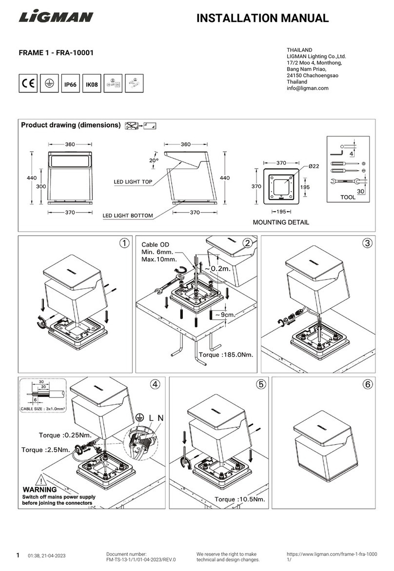 LIGMAN FRAME 1 User manual