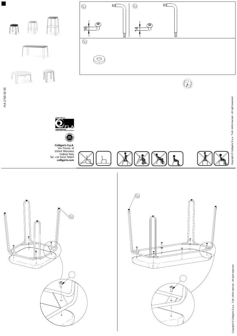 calligaris CB/2100-E User manual