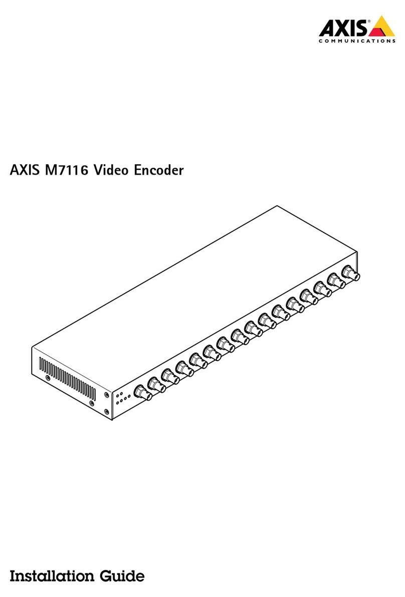 Axis M71 Series installation guide Axis M71 Series installation guide
