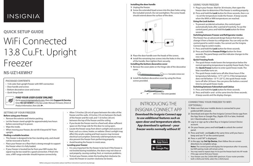 Insignia NS-UZ14XWH7 User manual