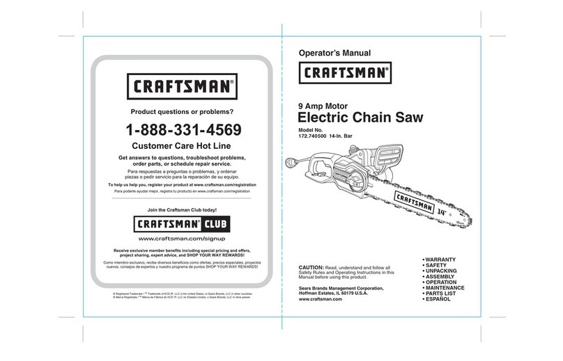 Craftsman 172.740500 User manual