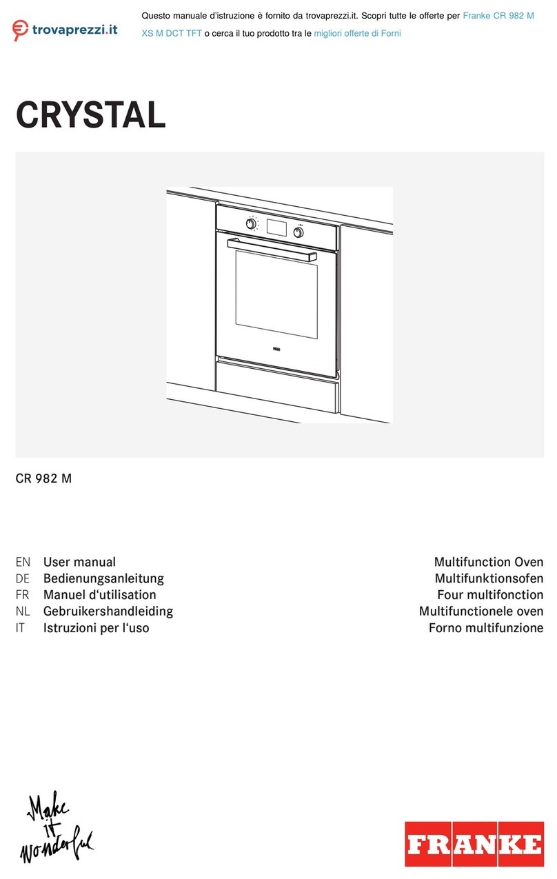 Franke CR 982 M user manual