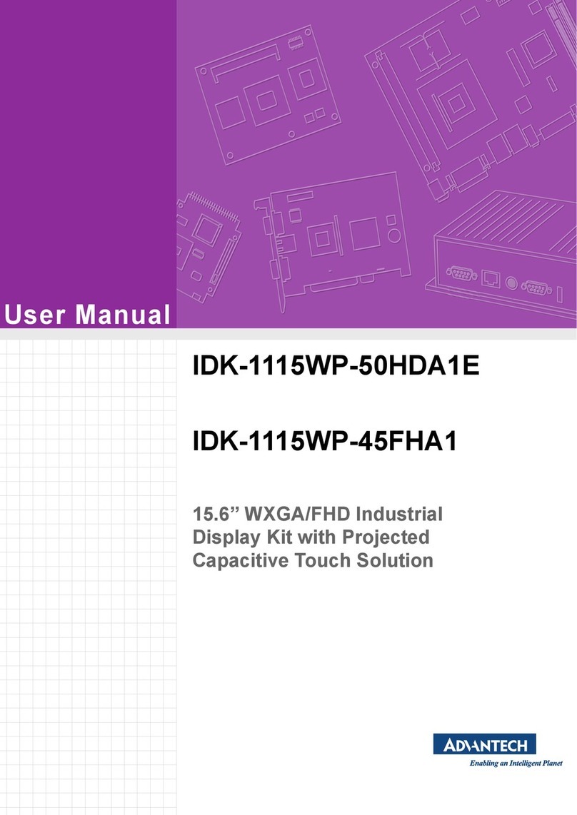Advantech IDK-1115WP-45FHA1 User manual