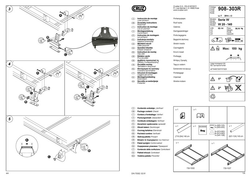 Cruz 908-303R Assembly instructions Cruz 908-303R Assembly instructions