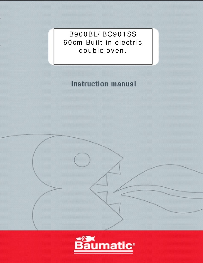Baumatic B900BL User manual