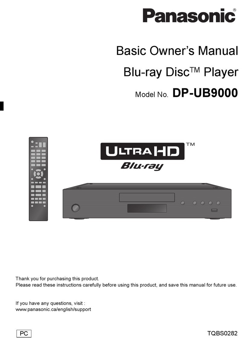 Panasonic DP-UB9000 Basic owner's manual