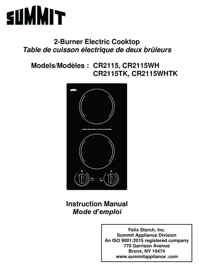 Summit CR2115WH instruction manual