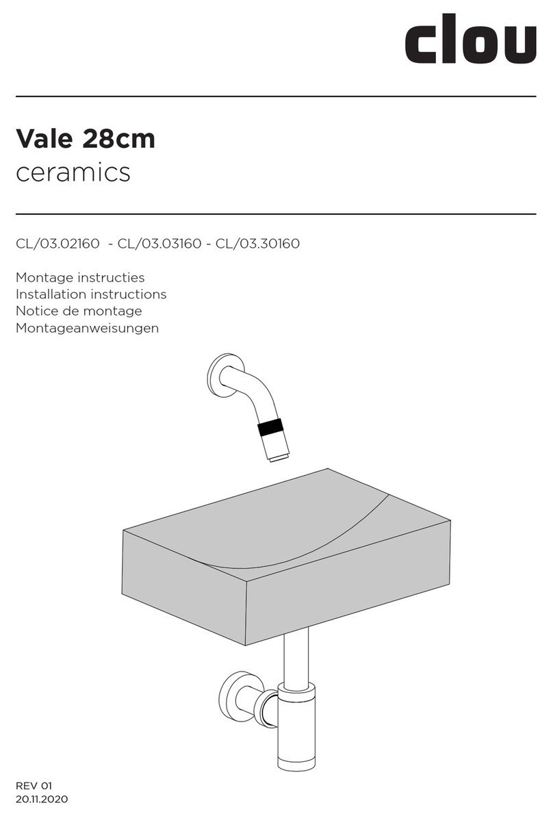 Clou Vale CL/03.03160 installation instructions