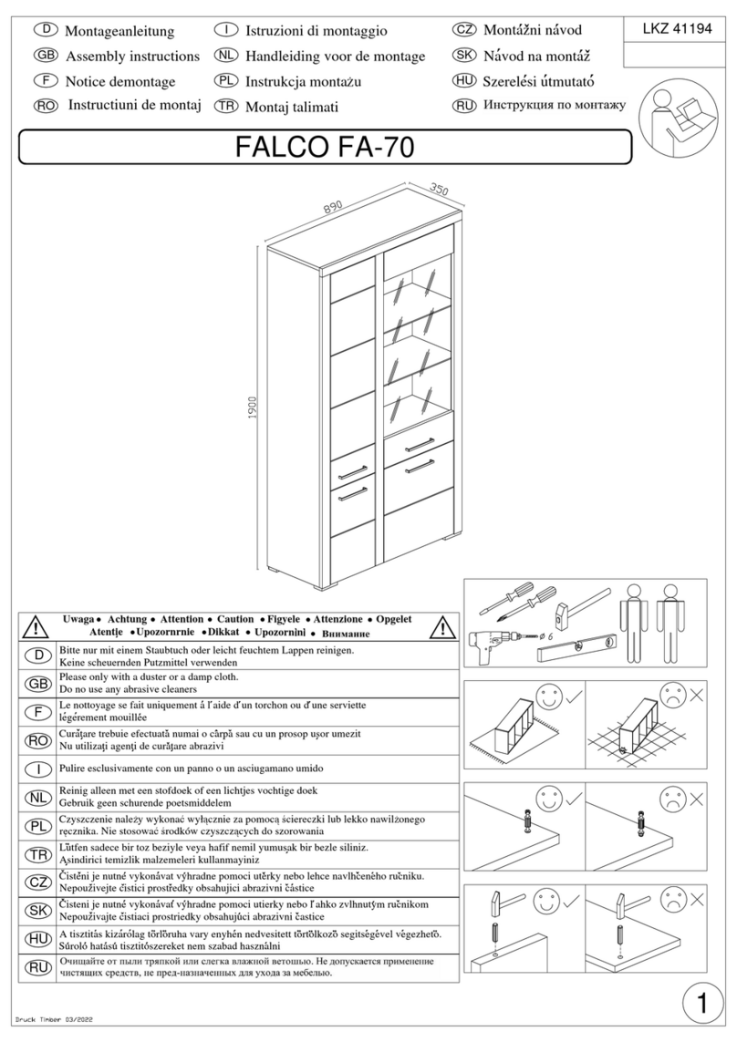 Woltra FALCO FA-70 Assembly instructions Woltra FALCO FA-70 Assembly instructions