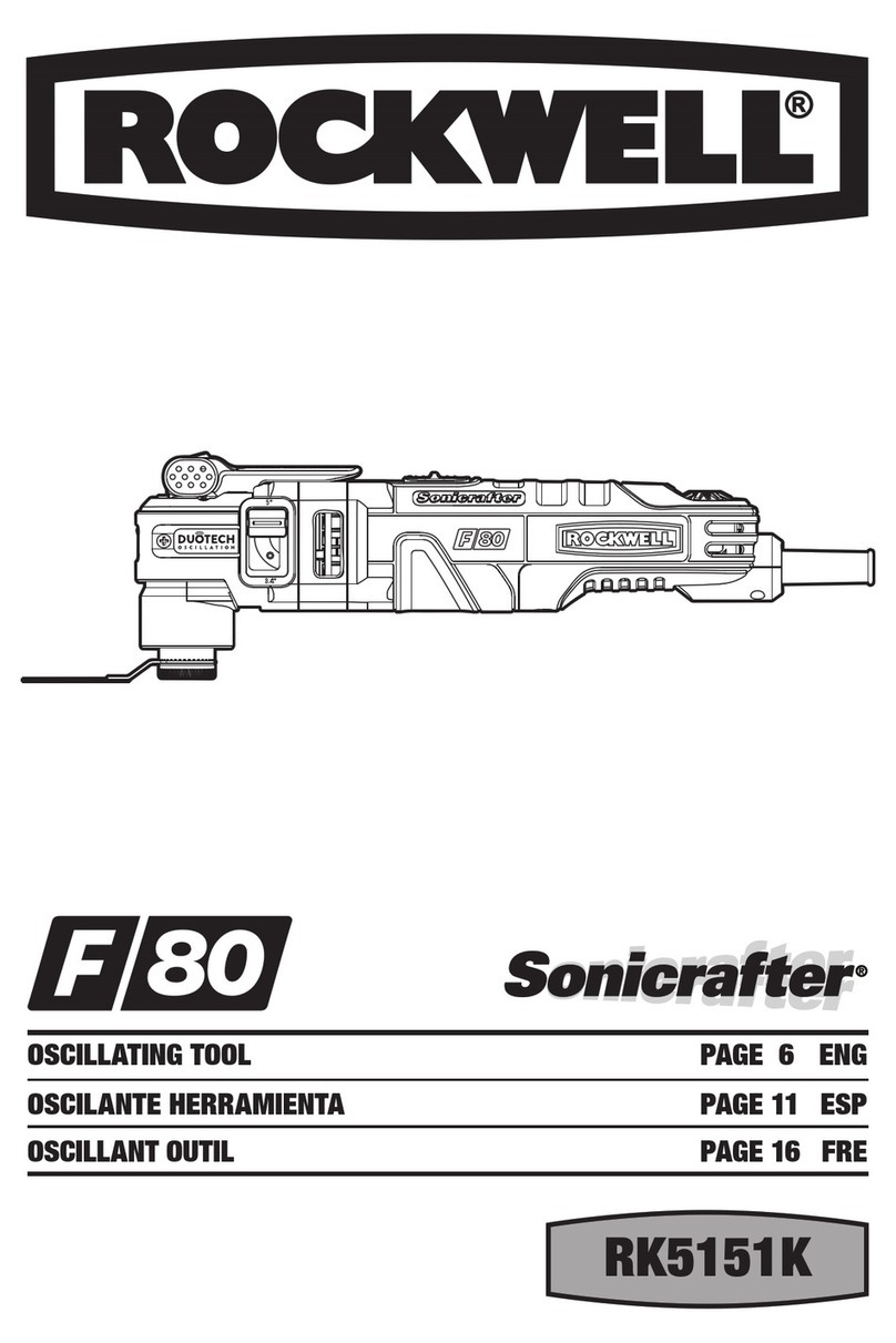 Rockwell Sonicrafter F80 manual