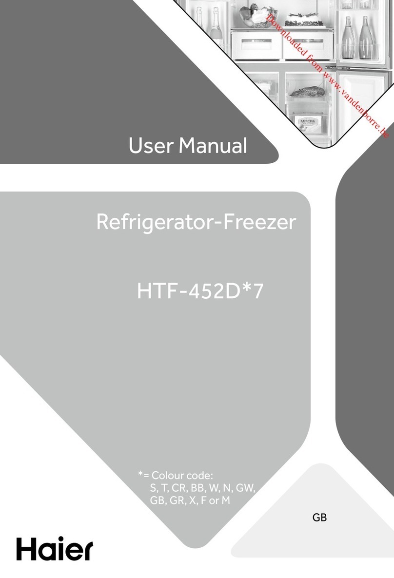 Haier HTF-452D 7 Series User manual