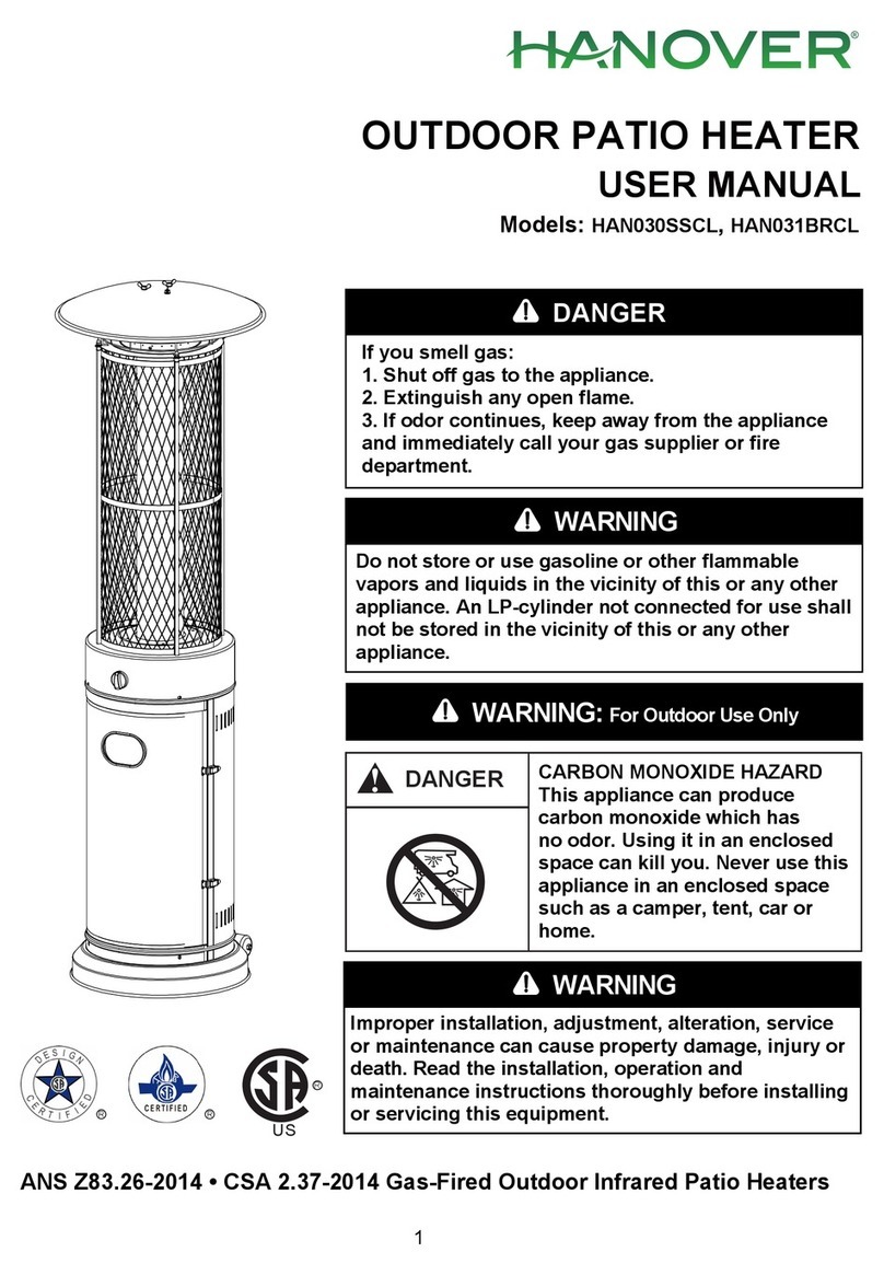 Hanover HAN030SSCL user manual