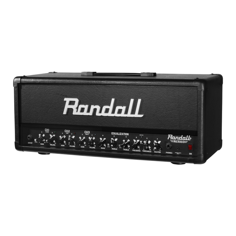 Randall RG3003H user manual