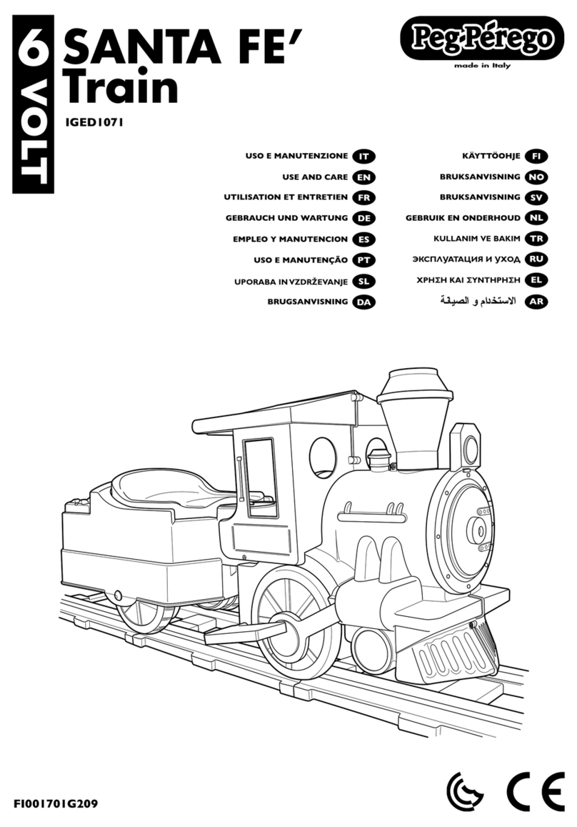 Peg-Perego SANTA FE' Train IGED1071 Installation instructions