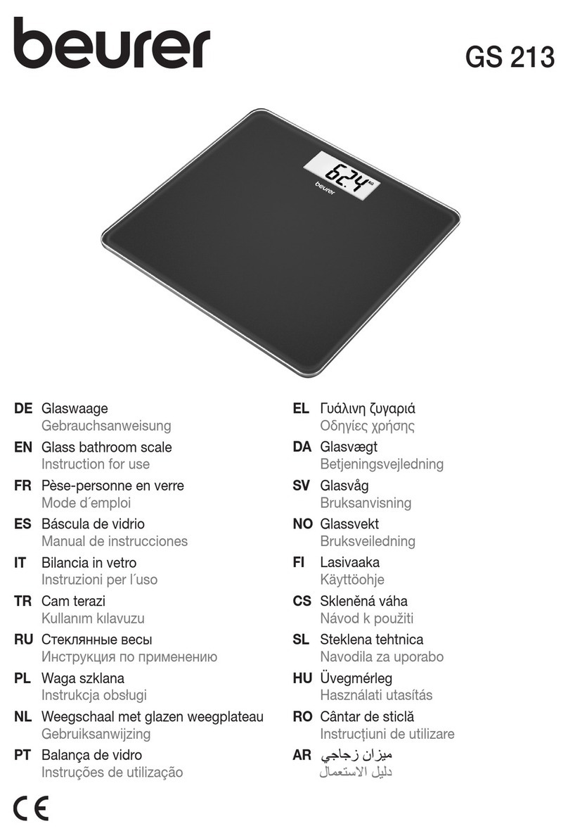 Beurer GS 213 Instructions for use