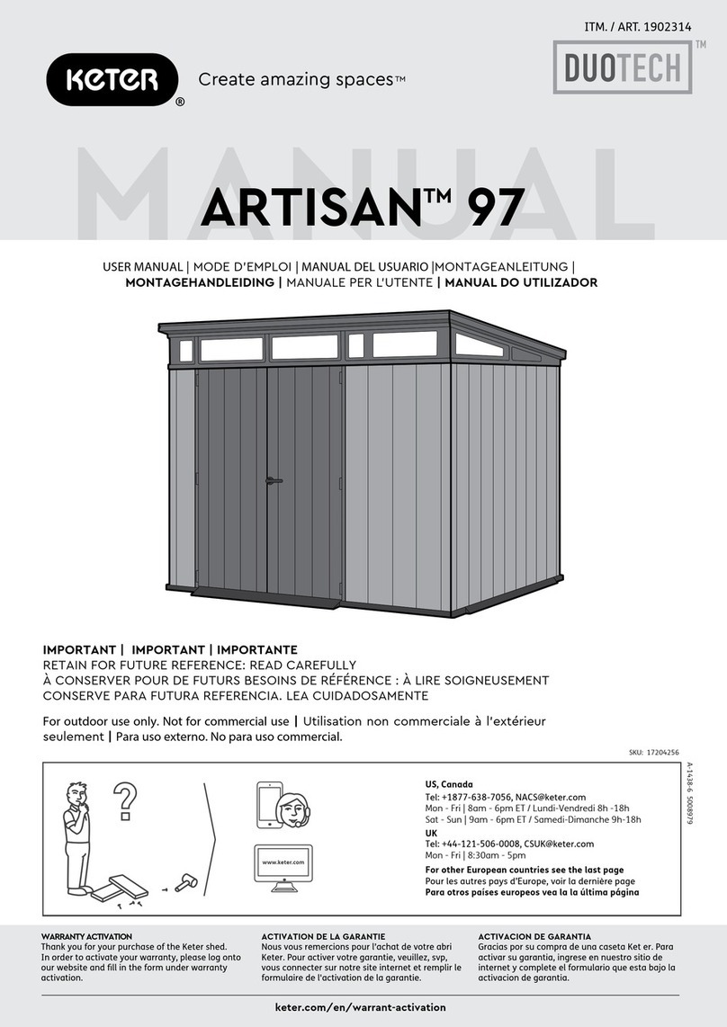 Keter DUOTECH ARTISAN 97 User manual