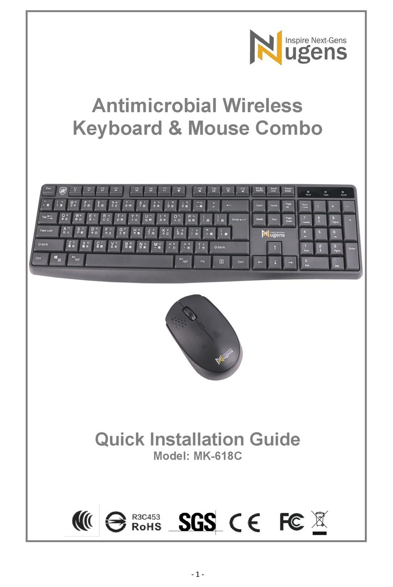 Nugens MK-618C Quick installation guide