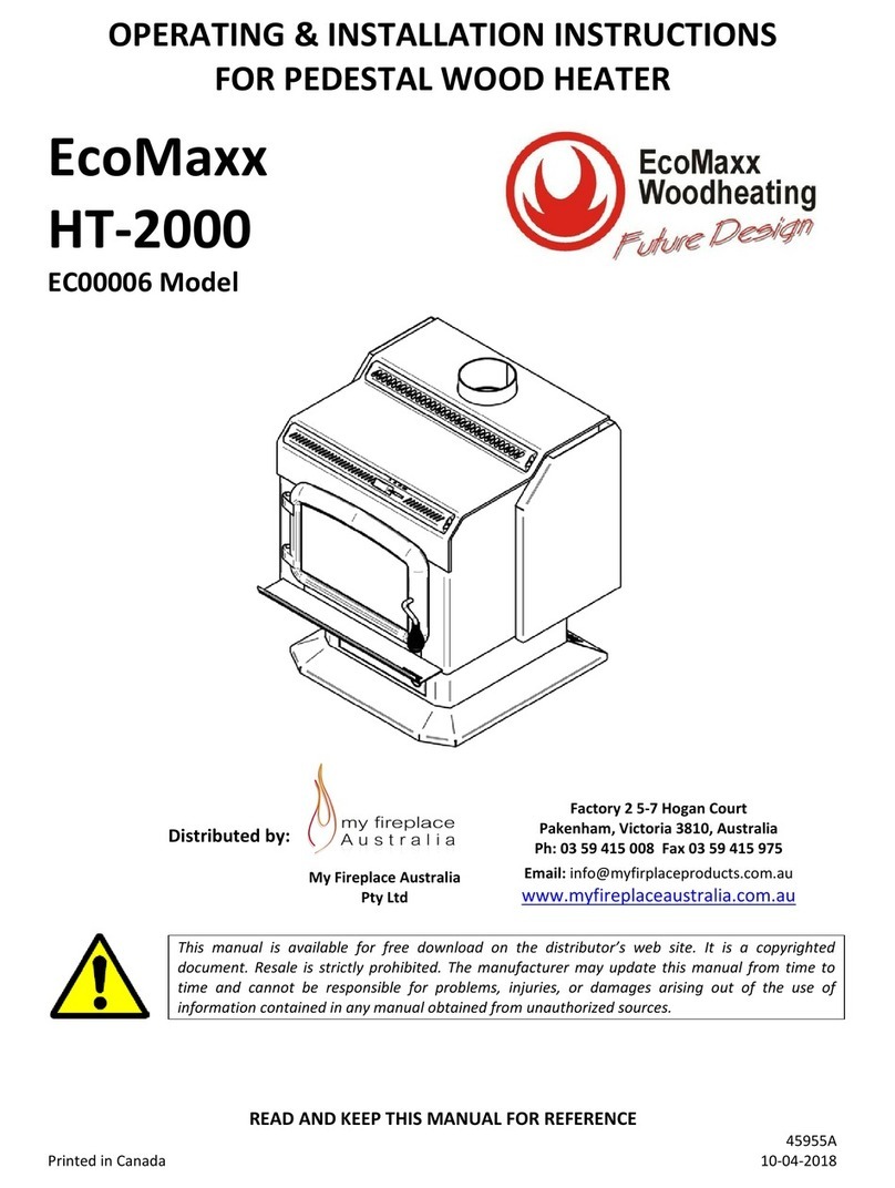 Ecomaxx HT-2000 Operating & installation instructions Ecomaxx HT-2000 Operating & installation instructions
