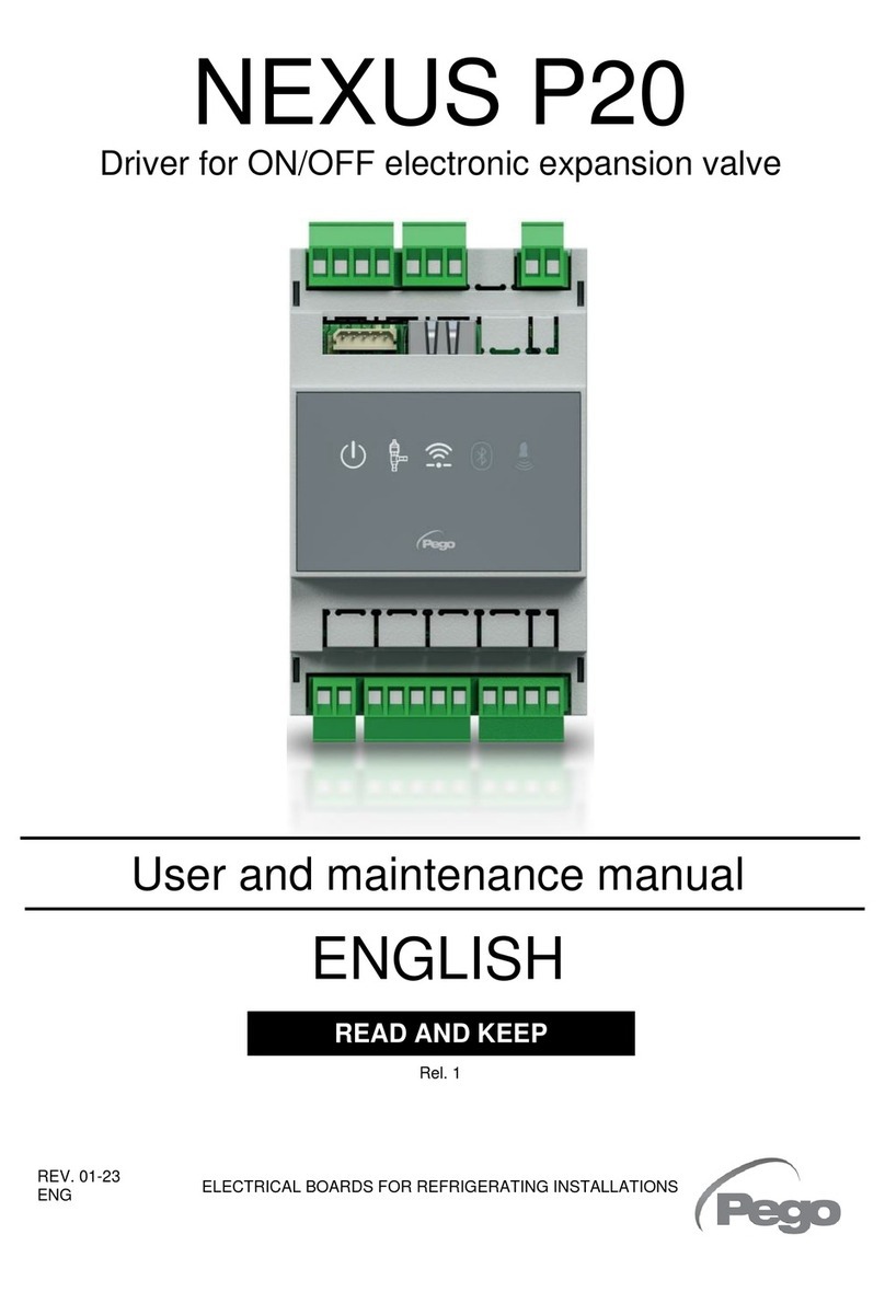 Pego NEXUS P20 Operating instructions