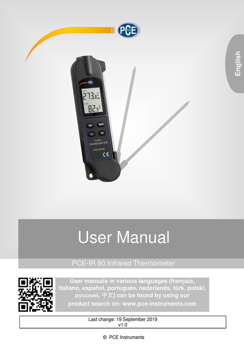 PCE Instruments PCE-IR 80-ICA User manual