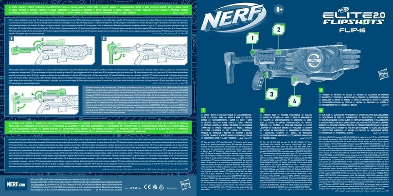Hasbro NERF Elite 2.0 Flipshots Flip-16 quick start guide