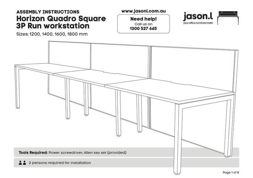 Jason.L Horizon Quadro Square 3P Run workstation User manual