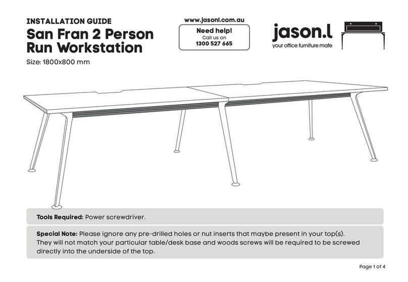 Jason.L San Fran 2 Person Run Workstation User manual