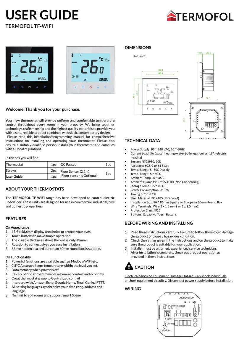 TERMOFOL TF-WIFI User manual