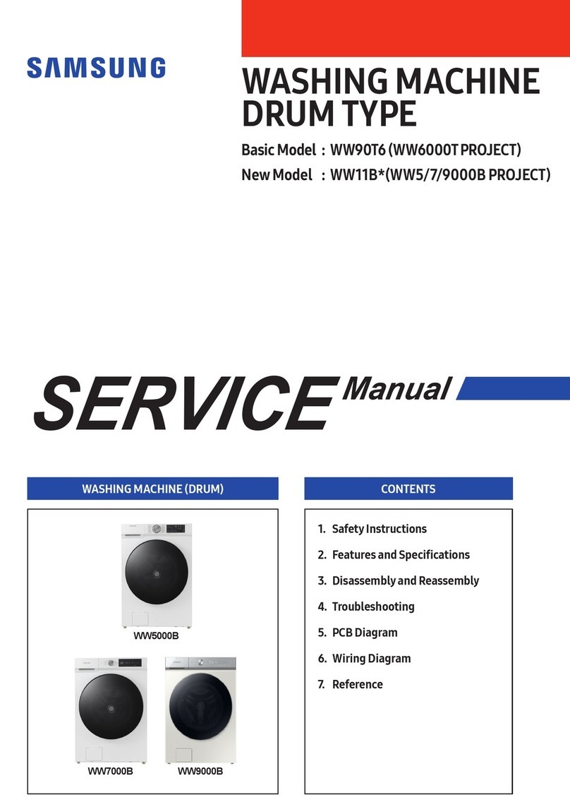 Samsung WW11B Series Service manual