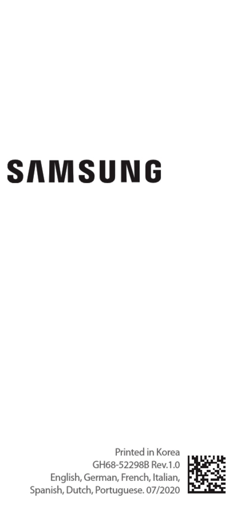 Samsung SM-N986B/DS quick start guide