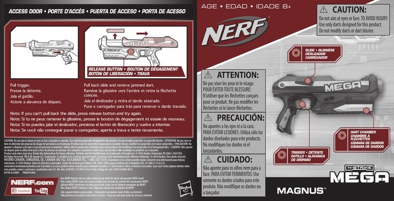 Hasbro NERF N-Strike Mega Magnus A4796 User manual