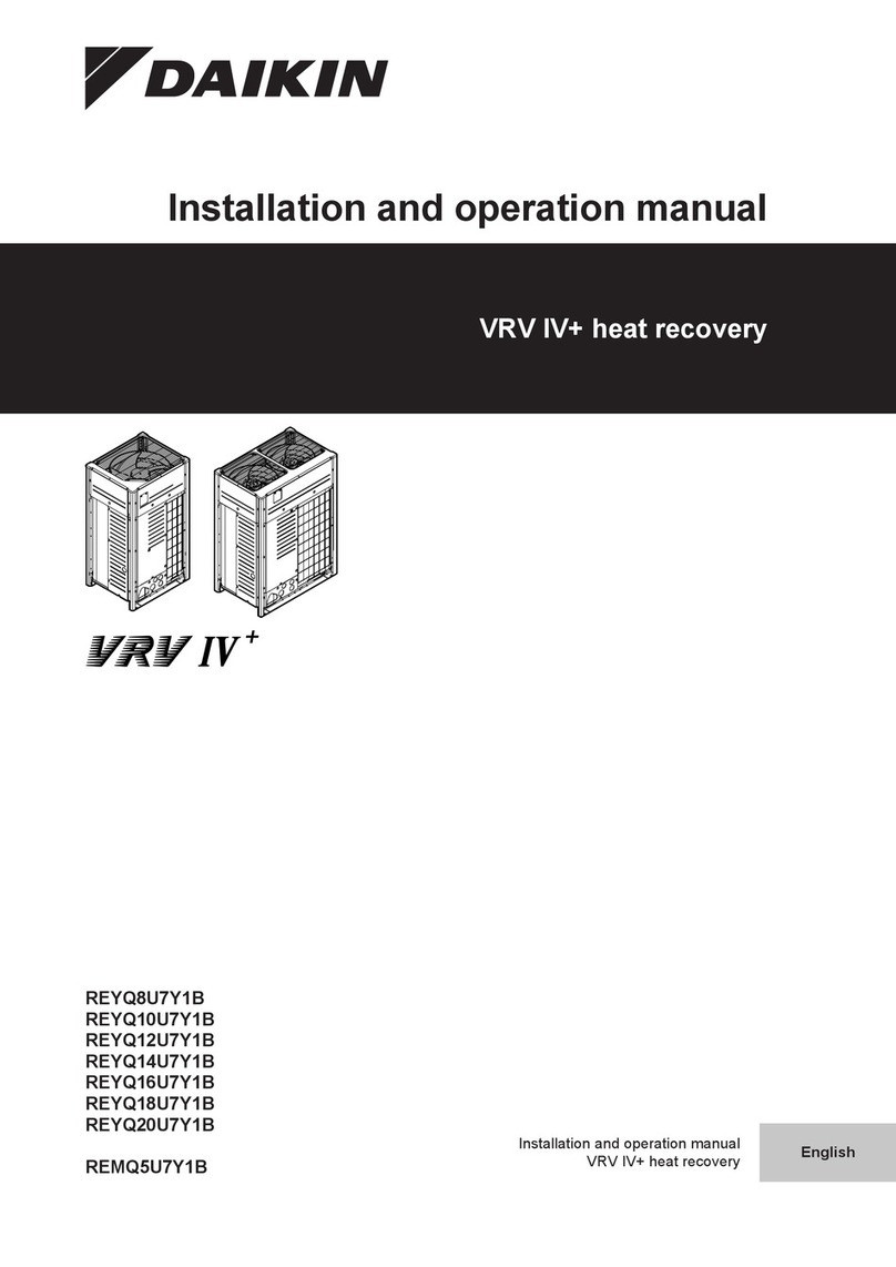 Daikin REYQ8U7Y1B User manual