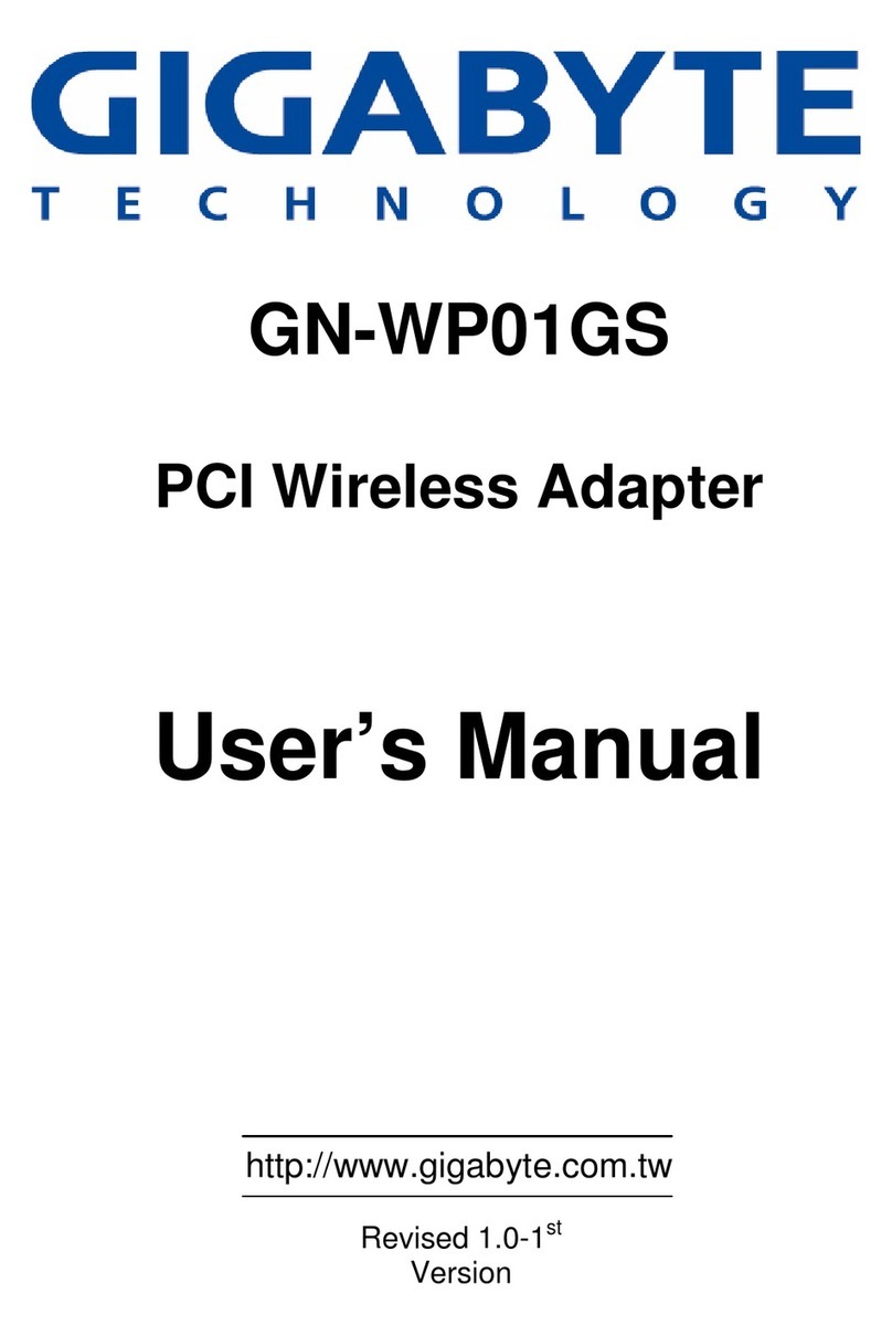 Gigabyte GN-WP01GS User manual