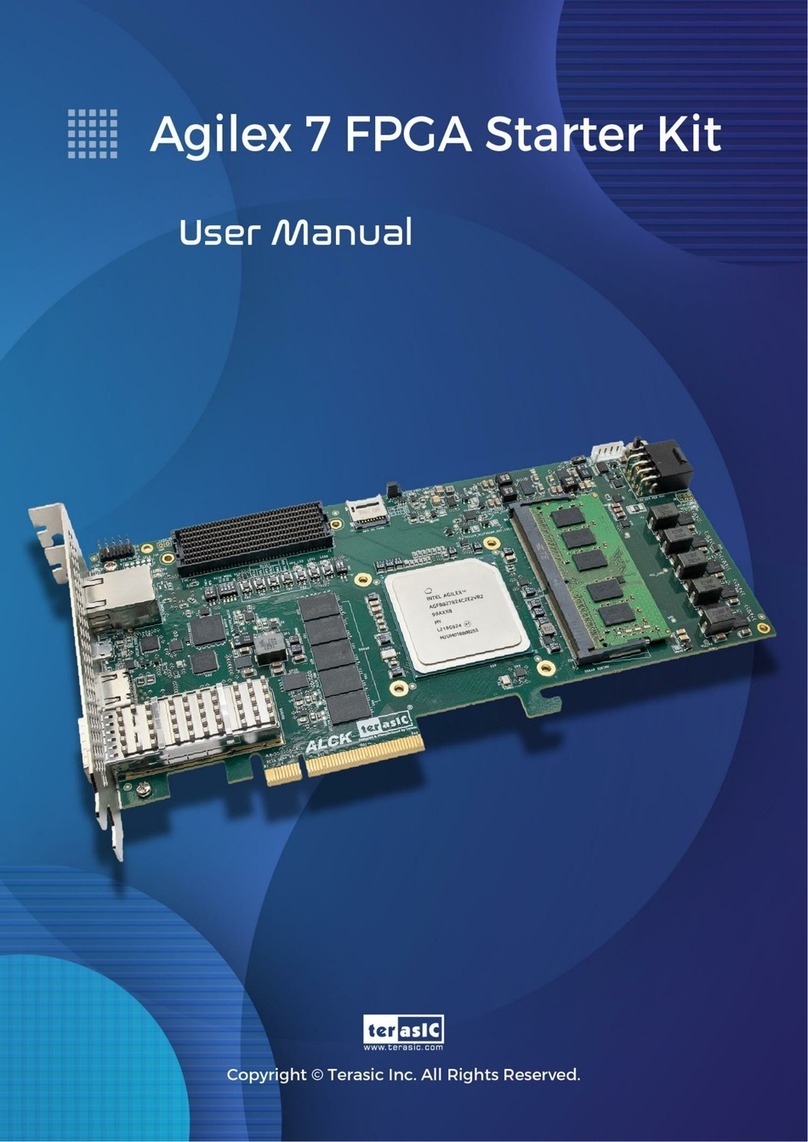 Terasic Agilex 7 FPGA Starter Kit User manual