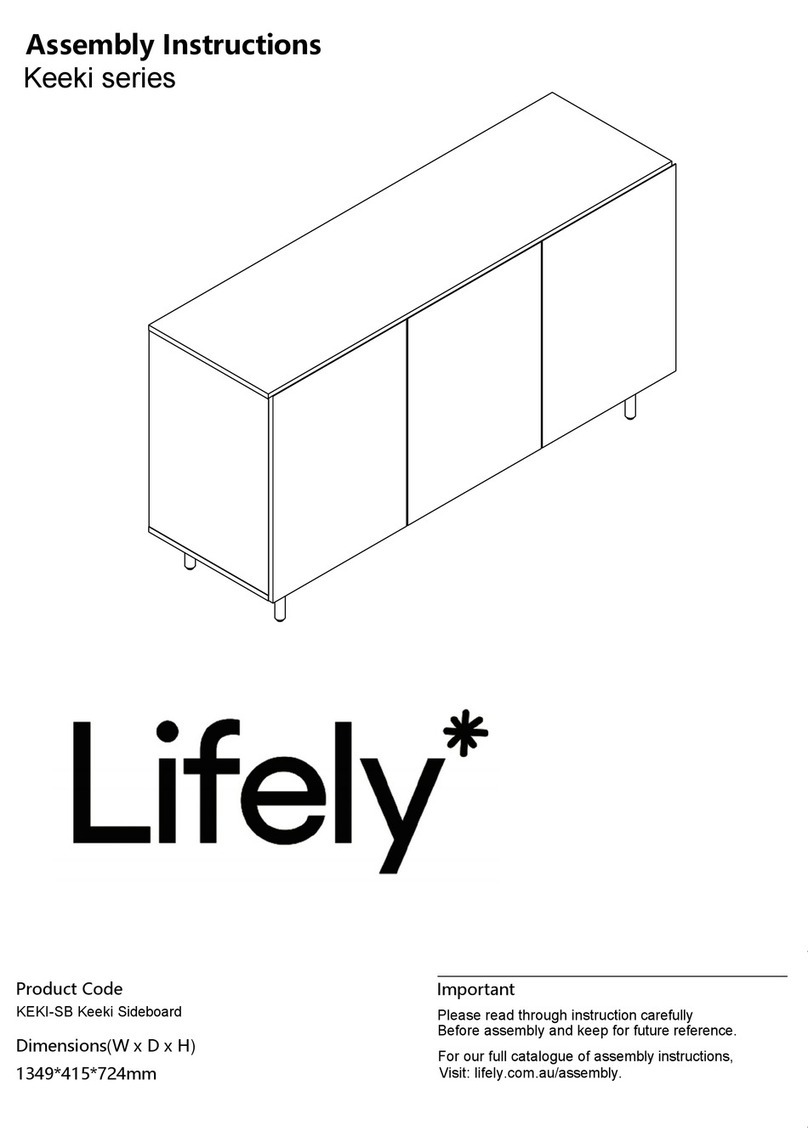 Lifely Keeki Series Assembly instructions