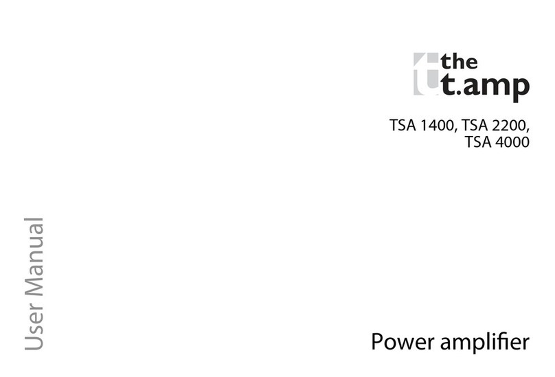 t.amp TSA1400 User manual
