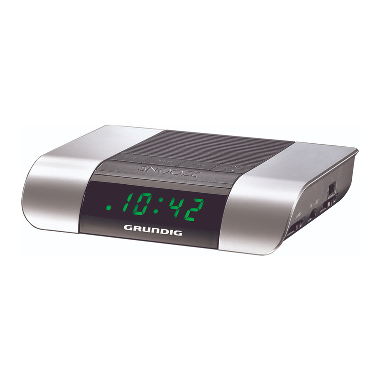 Grundig Sonoclock 360 User manual