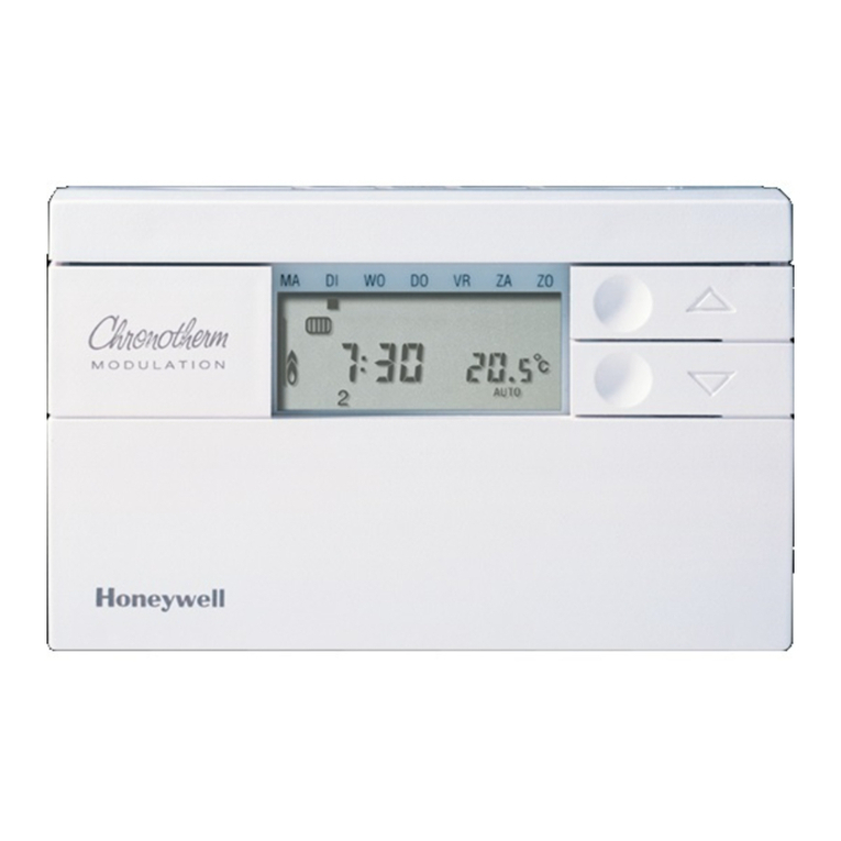 Honeywell Chronotherm modulation User manual