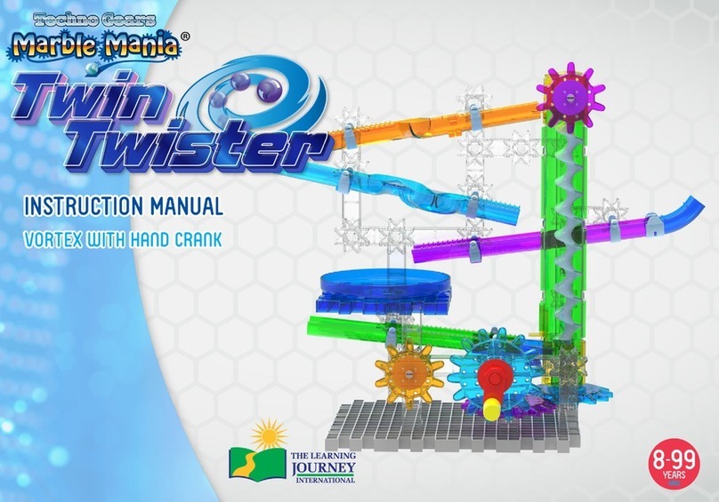 The Learning Journey Techno Gears Marble Mania Twin Twister User manual