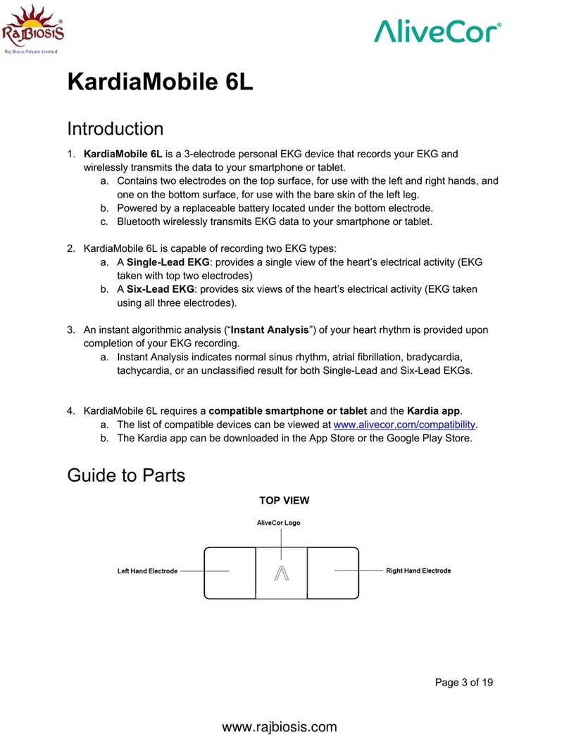 AliveCor KardiaMobile 6L User manual