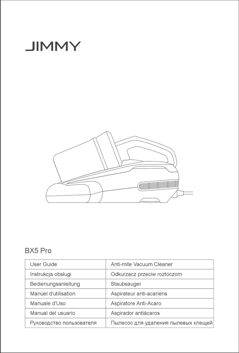 Jimmy BX5 Pro User manual