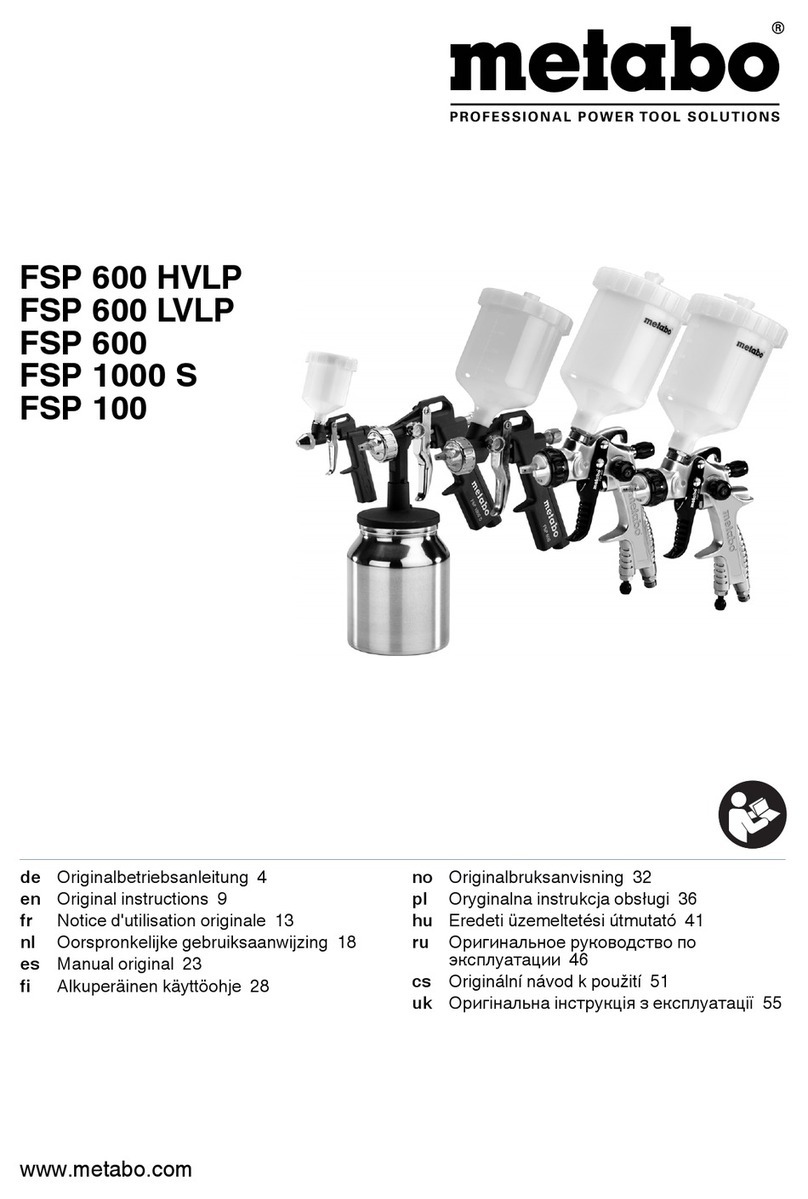 Metabo FSP 600 HVLP User manual
