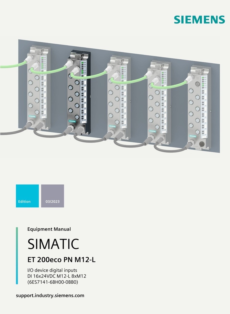 Siemens SIMATIC ET 200eco PN Equipment manual