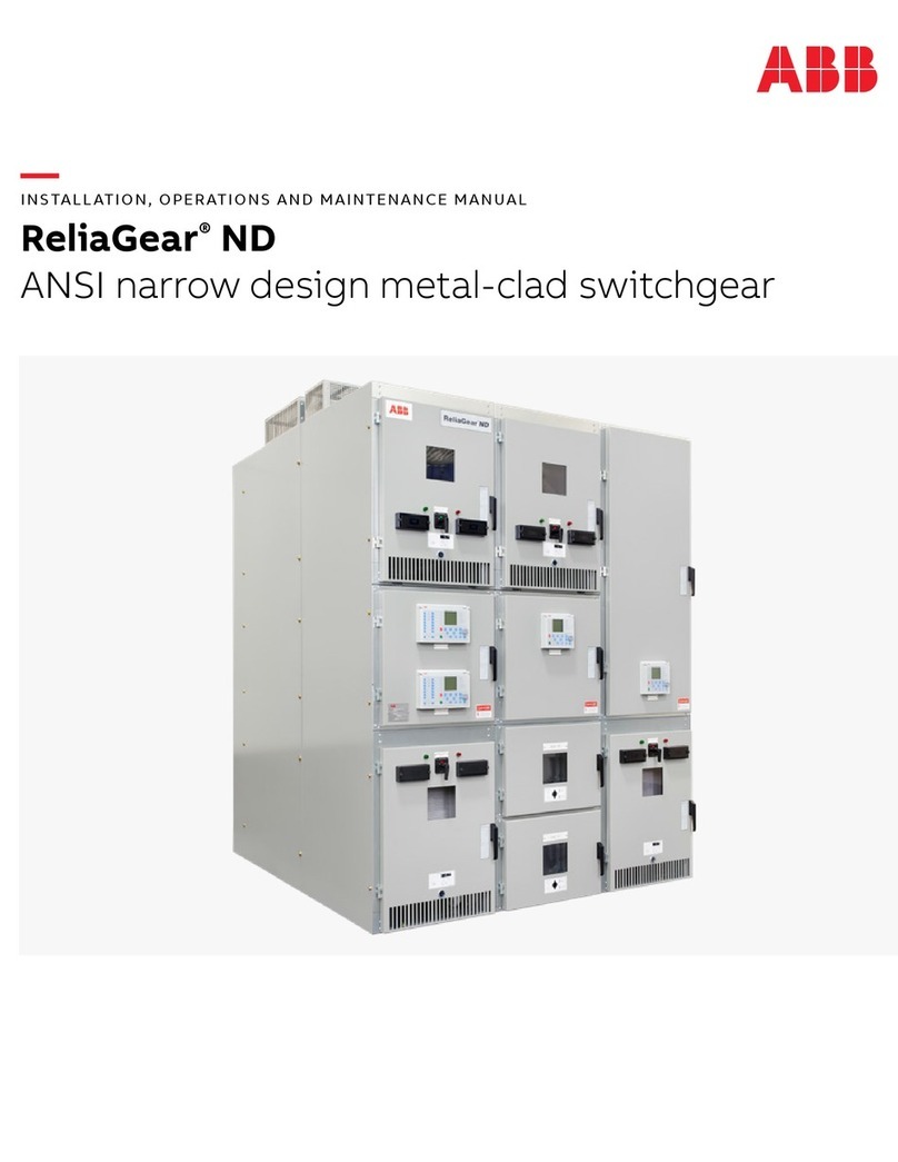 ABB ReliaGear ND Installation, operation and maintenance manual
