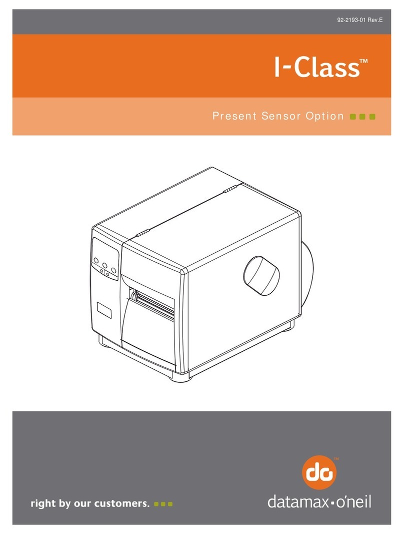 Datamax I-Class quick start guide