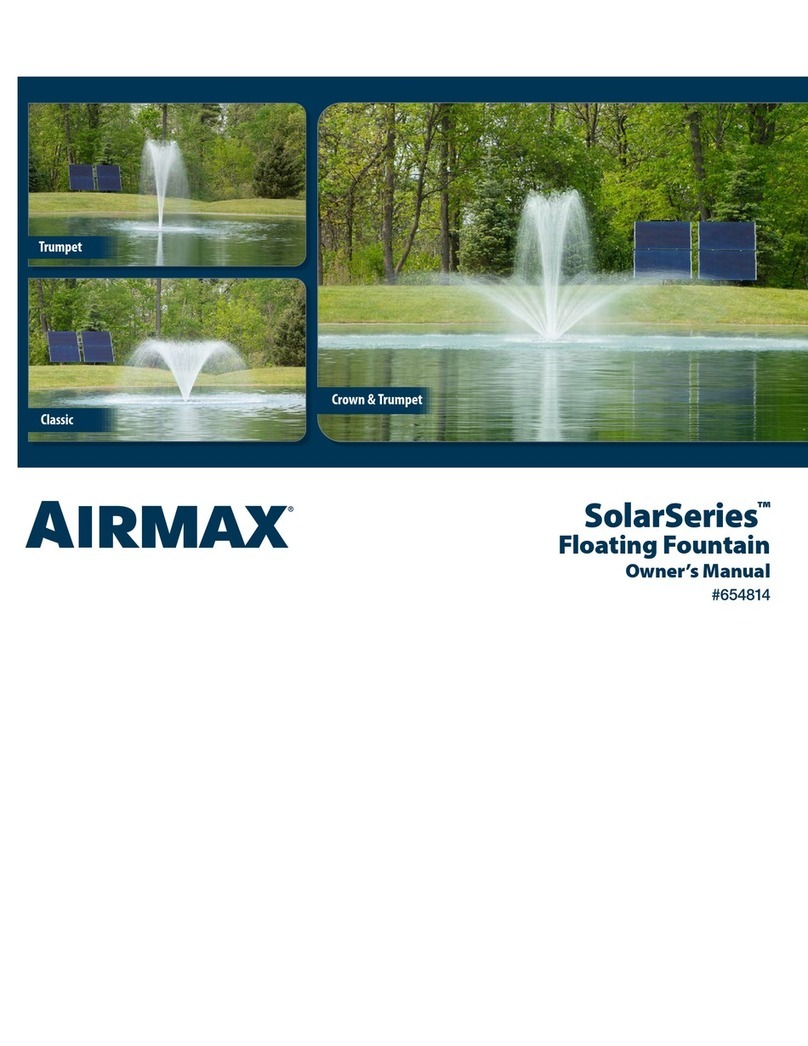 Airmax SolarSeries 654814 User manual